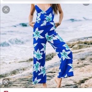 Ava Sky Jumpsuit Tiger Lily